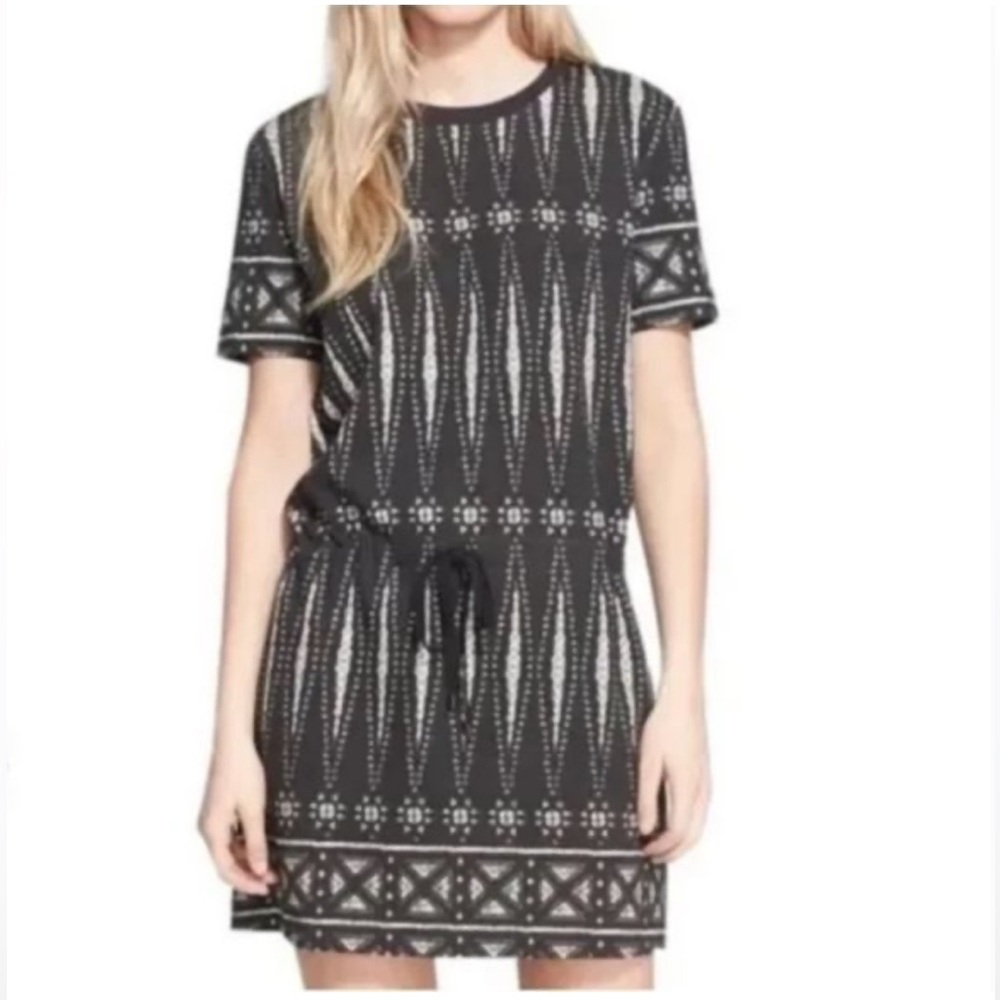Tory Burch Pima cotton small Black and White Patterned Dress